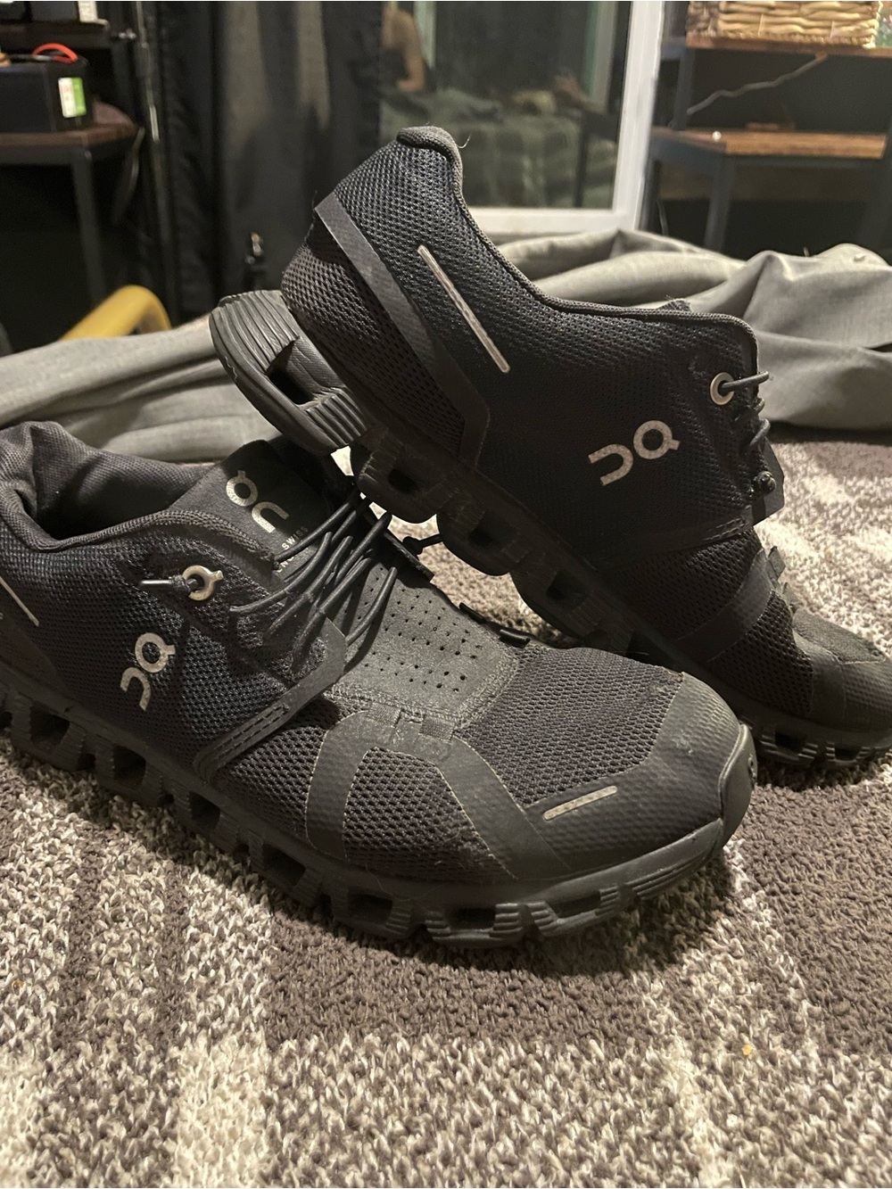On Cloud X Women’s Running Training Shoes Black/Black Size 8